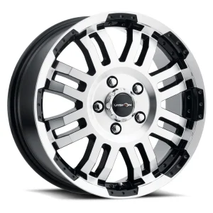 Vision Wheel Off-Road – 375 WARRIOR – Black – 16″x6.5″ 45mm – Summer Wheels – 375-6632GBMF45-18L